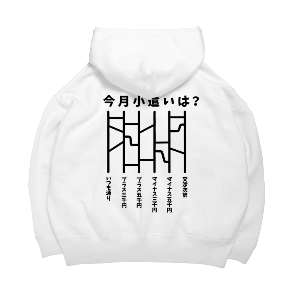 ハナのお店の今月小遣いは？（あみだくじ） Big Hoodie