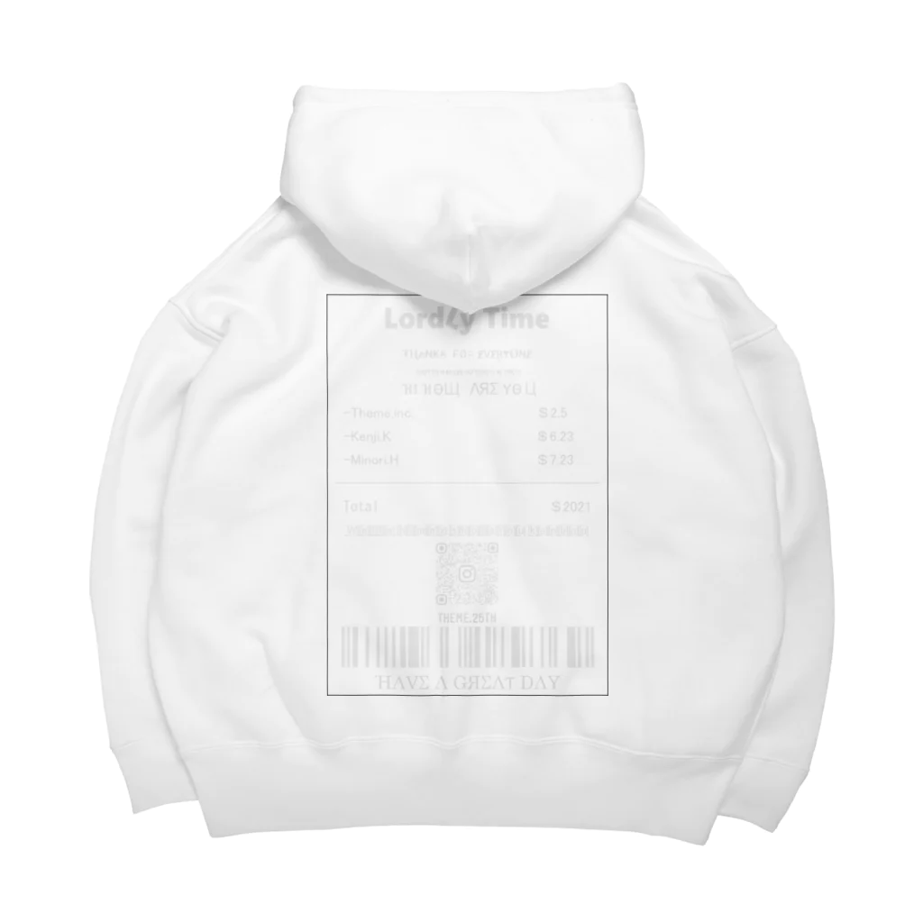 LordLy TimeのLORDLY receipt　Theme様 Big Hoodie