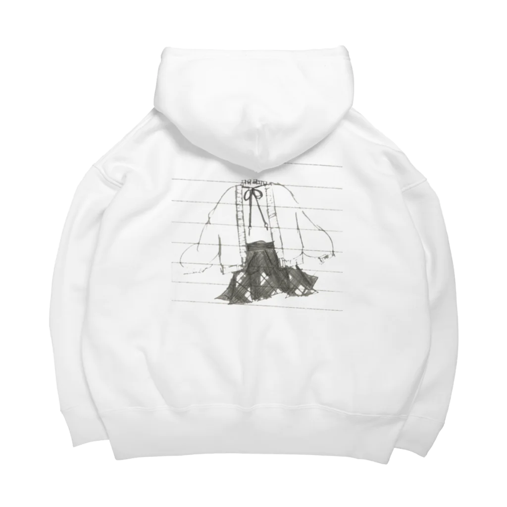 田んぼ前のあのお店の女の子コーデ Big Hoodie