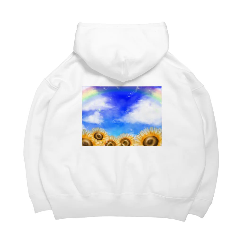 ちくわぶの夏の背景 Big Hoodie