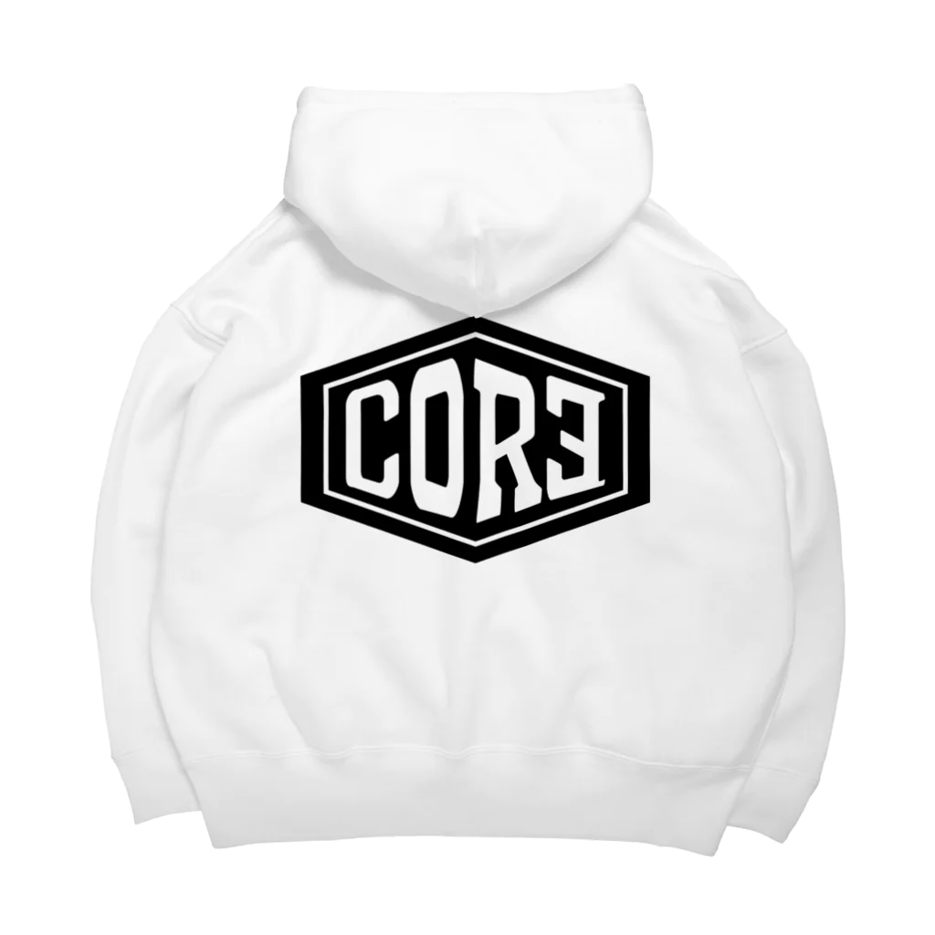 BODY COREのCORE BLACK MARK ビッグシルエットパーカー