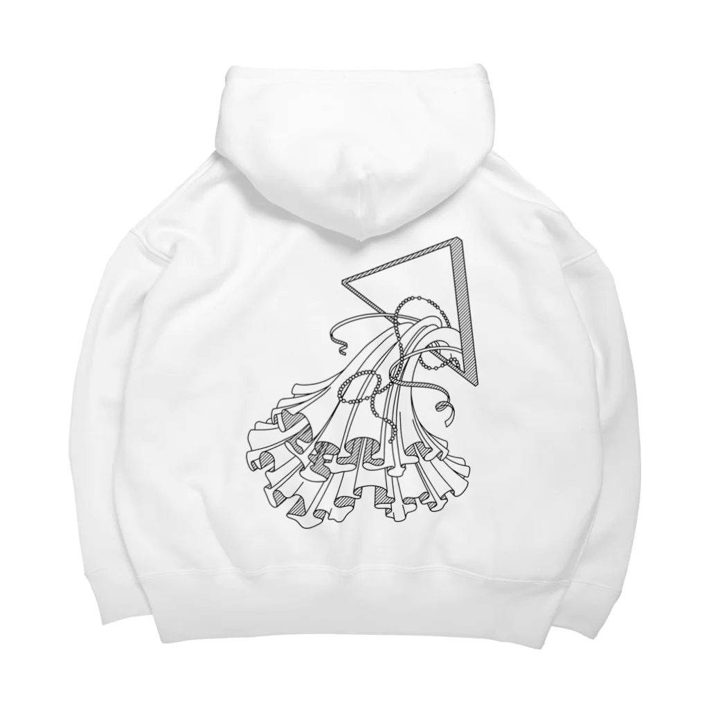 yamayamahanabanaのフリルを吐くデルタ Big Hoodie