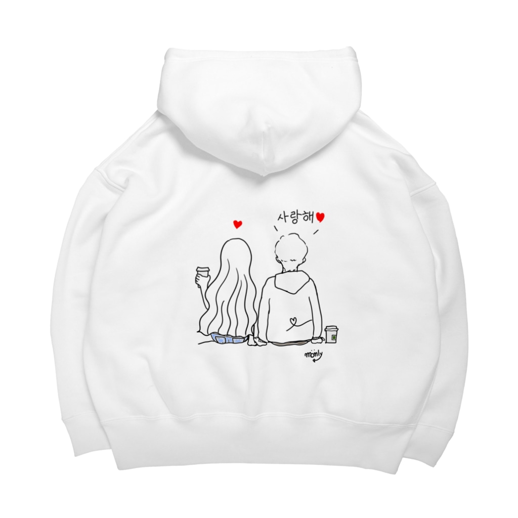 カップルシンプルイラスト M Only Kaew0301 のビッグシルエットパーカー通販 Suzuri スズリ カップルシンプルイラスト M Only Kaew0301 のビッグシルエットパーカー通販 Suzuri スズリ