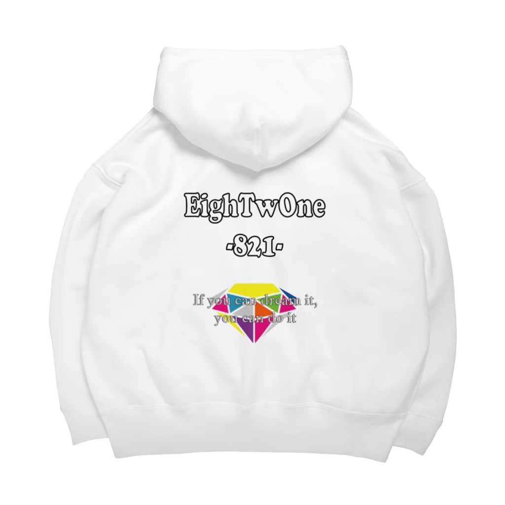 ストリートファッションはEighTwOne-821-(えいとぅーわん はちにーいち)のDIAMOND Big Hoodie