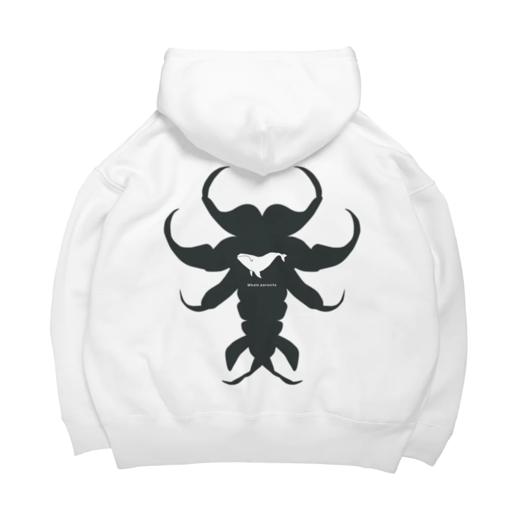 クジラジラミと鯨 Big Hoodie by シマノカタチ ( piromuguri