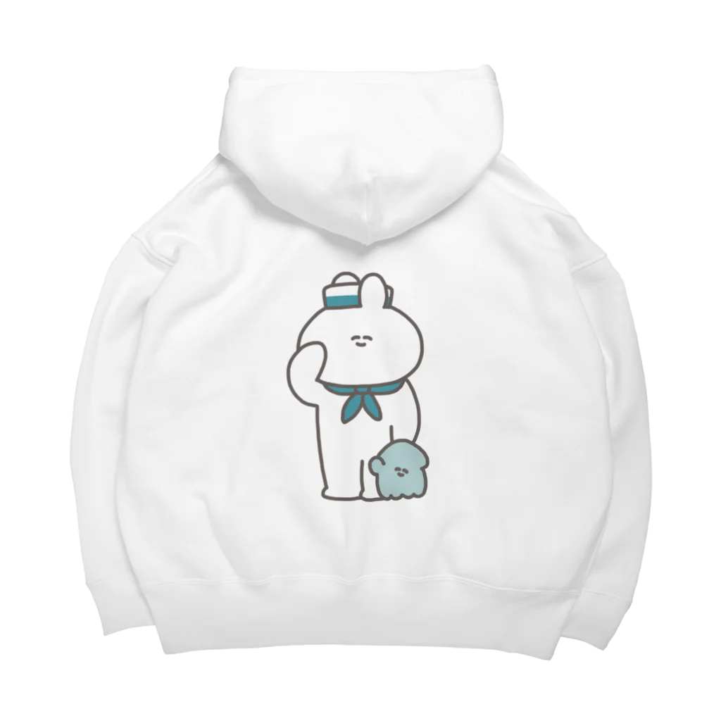 ナポリのSUZURIの水兵うさちゃん Big Hoodie