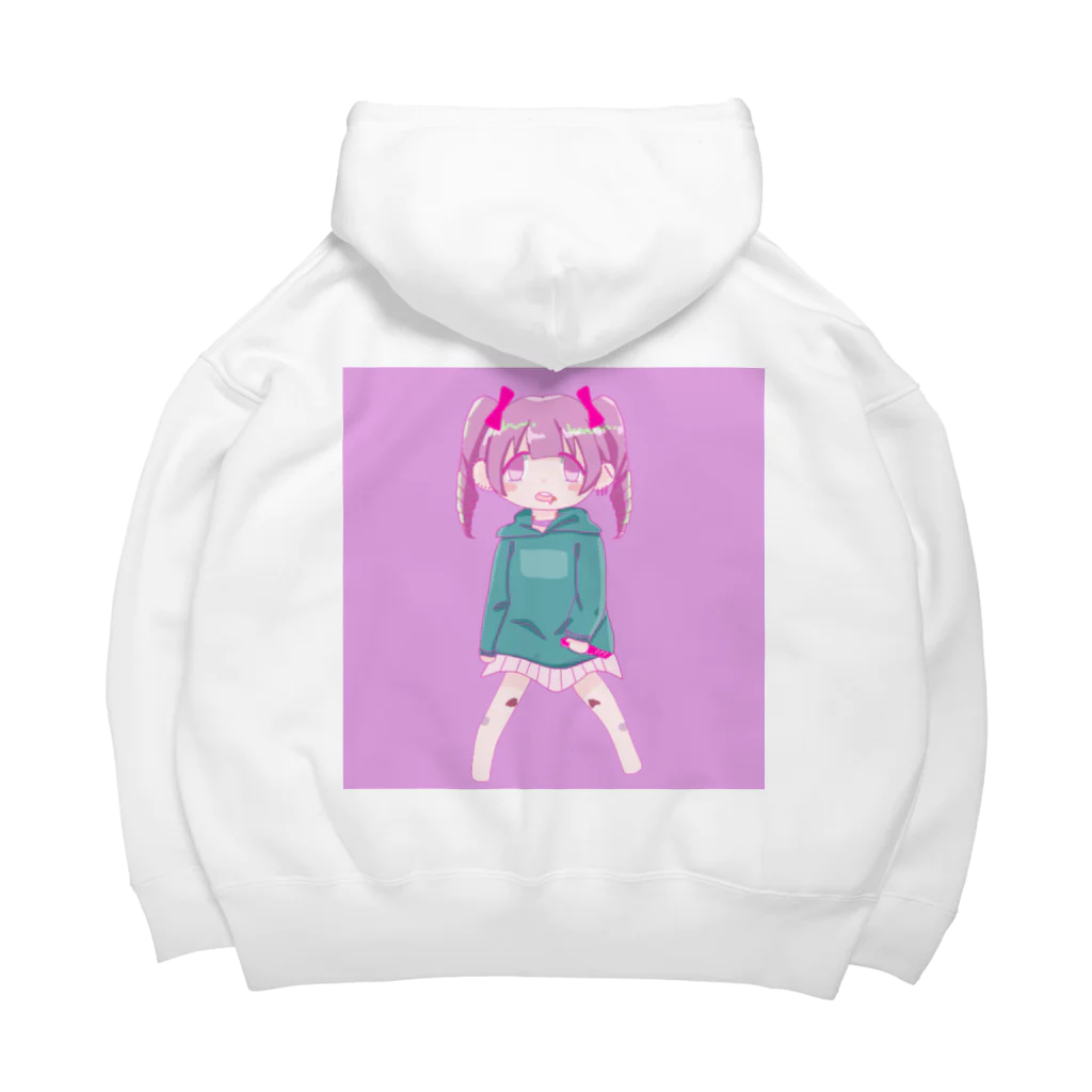 流れ星のめん子ちゃん(背景) Big Hoodie