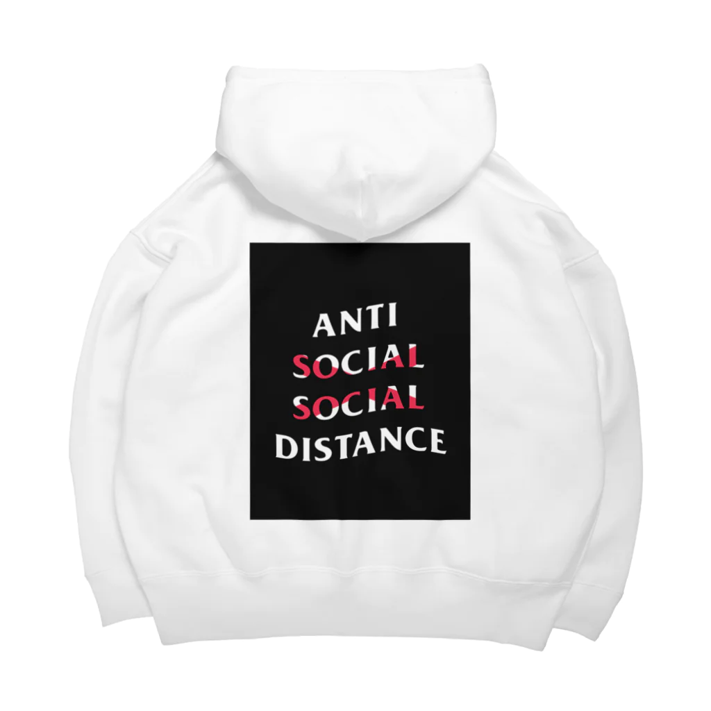 SH-のAnti social social distance  Big Hoodie