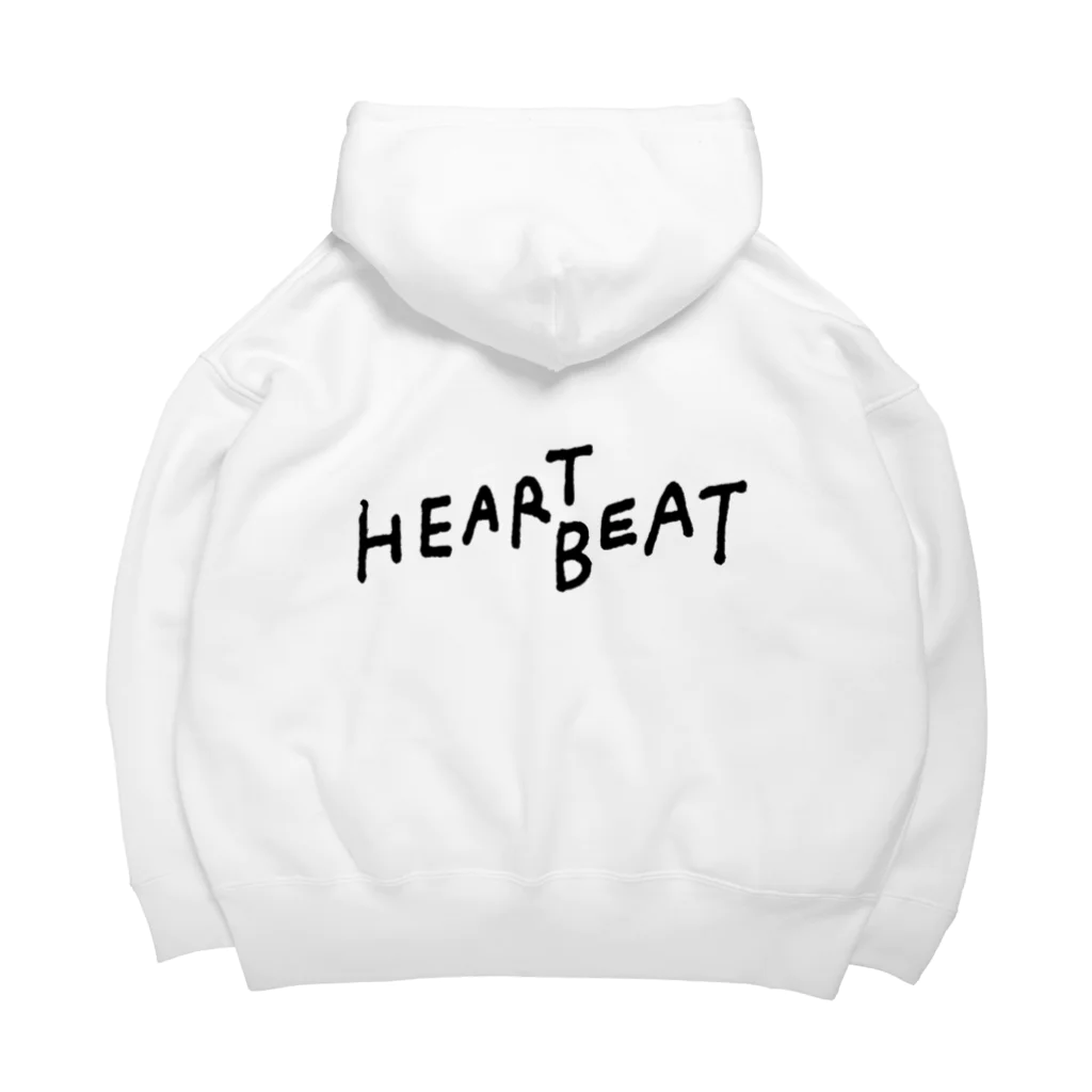 __HEARTBEAT__の価値観 ビッグシルエットパーカー