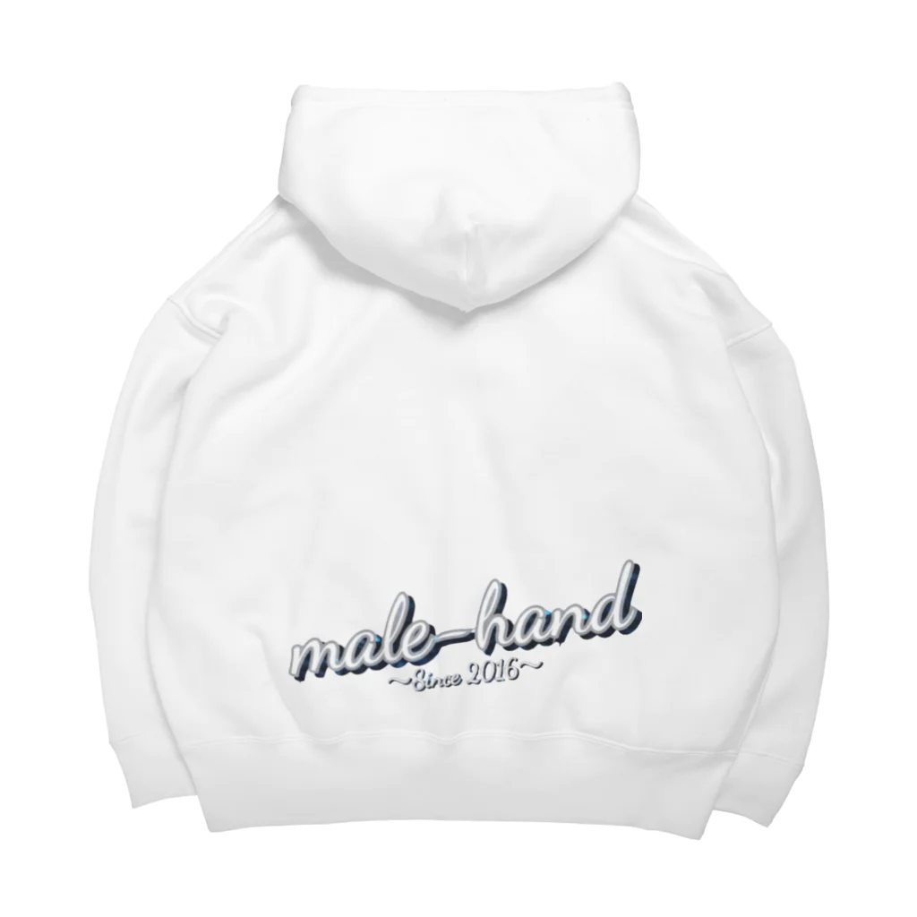 ma.le-hand〜持ち運べる海®〜ﾏﾚﾊﾝﾄﾞのオリジナルデザイン Big Hoodie