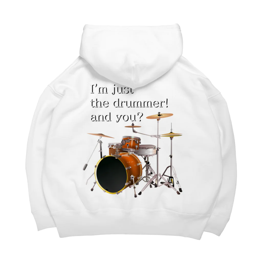 『NG （Niche・Gate）』ニッチゲート-- IN SUZURIのI'm just the drummer! and you? DW h.t. ビッグシルエットパーカー