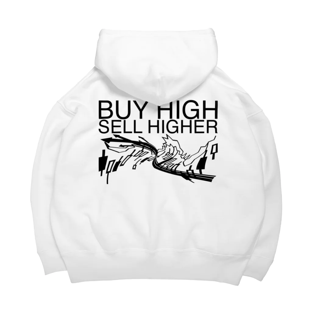 AURA_HYSTERICAのBuy high, sell higher ビッグシルエットパーカー