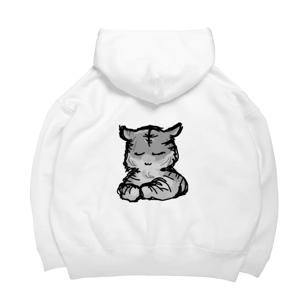 玄猫耶（くろねこや）の眠りの森のトラノコ Big Hoodie