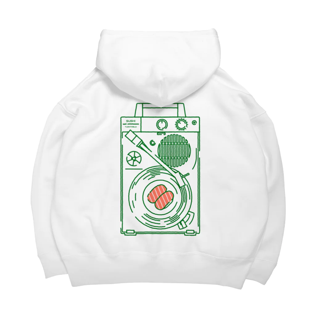 9bdesignのレコードプレーヤーで廻る鮨 Big Hoodie