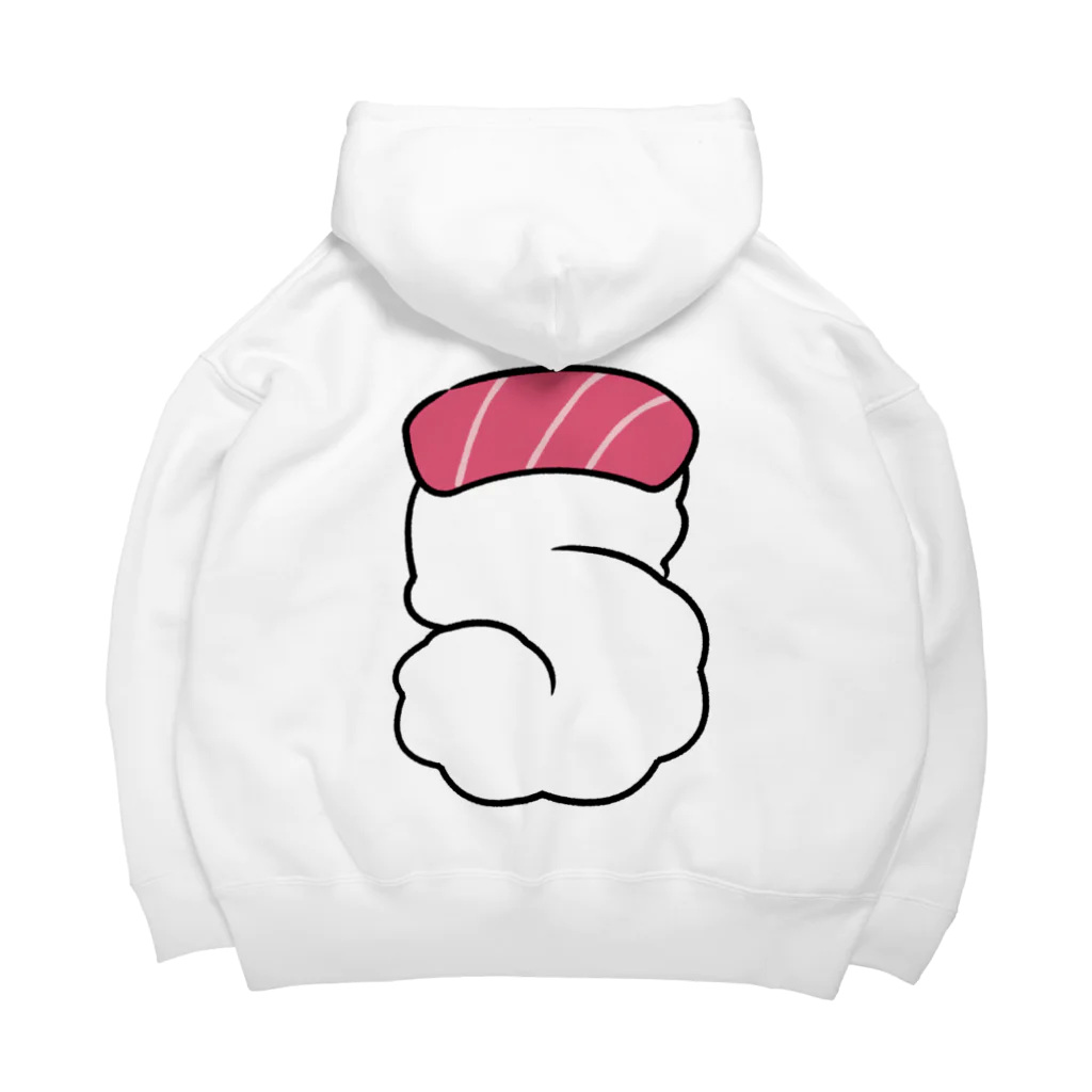 9bdesignのスシ・ナンバーズ 5 Big Hoodie