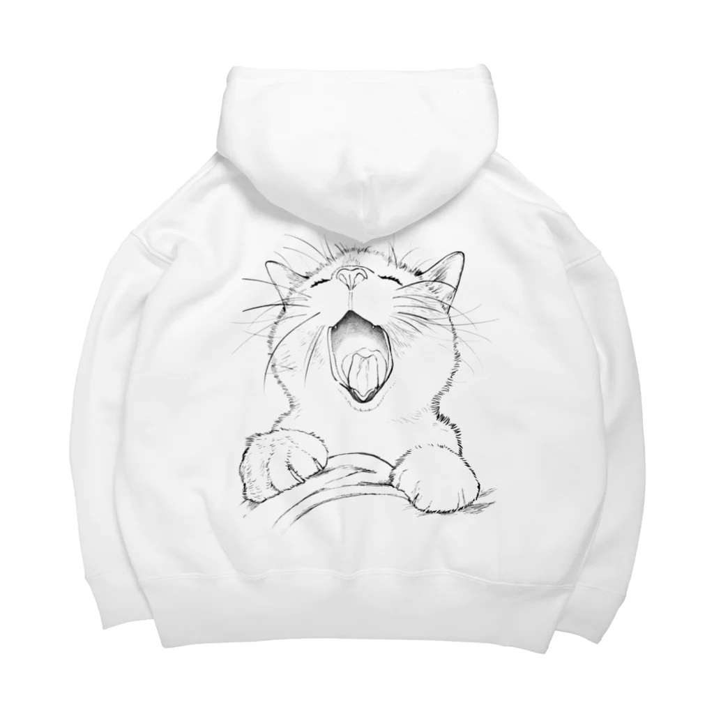 あくび猫とふとん(byそらあーつ)のあくび猫とふとん Big Hoodie