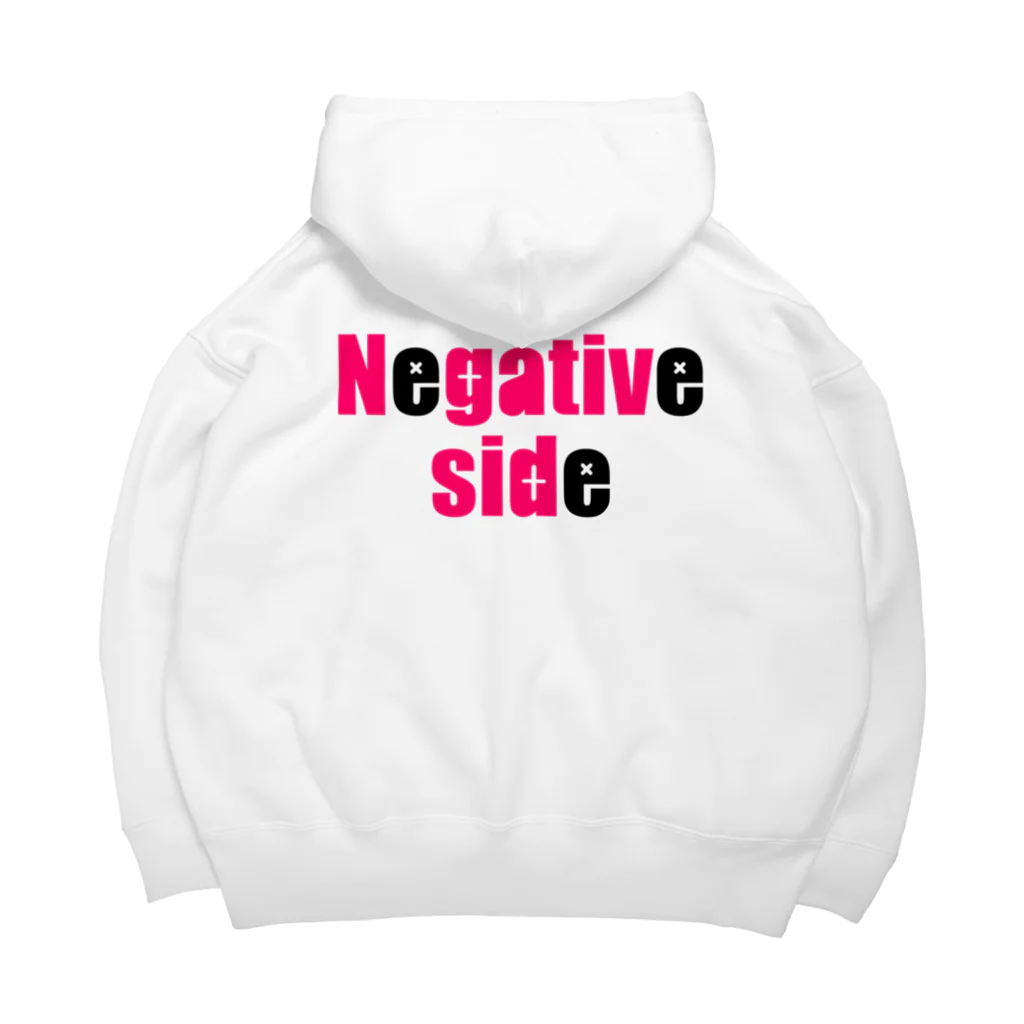 Negative sideのDouse mata onaji Big Hoodie