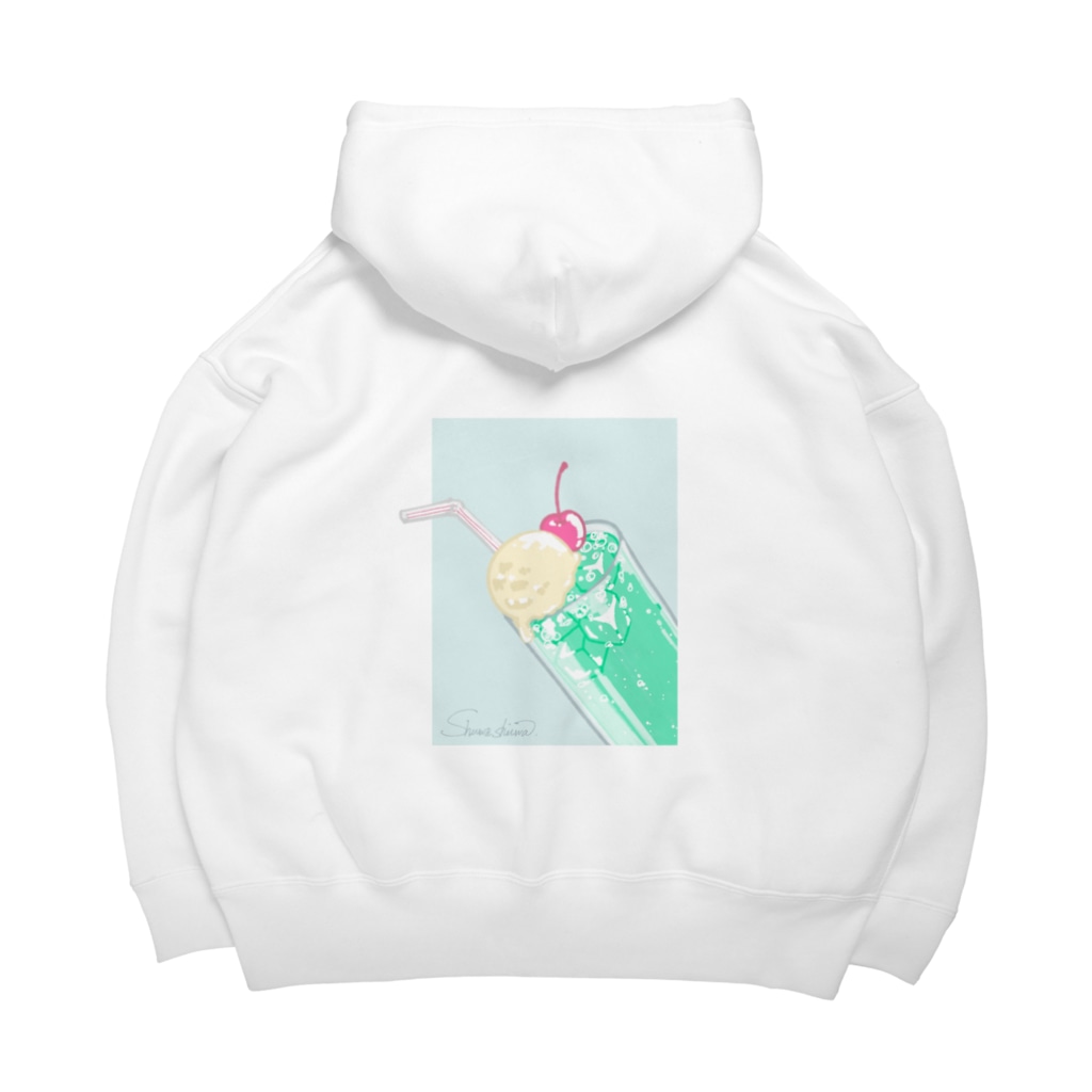 しゅわしゅわ くりぃむ そーだ めろん くろきち すとあ Kurokichi のビッグシルエットパーカー通販 Suzuri スズリ