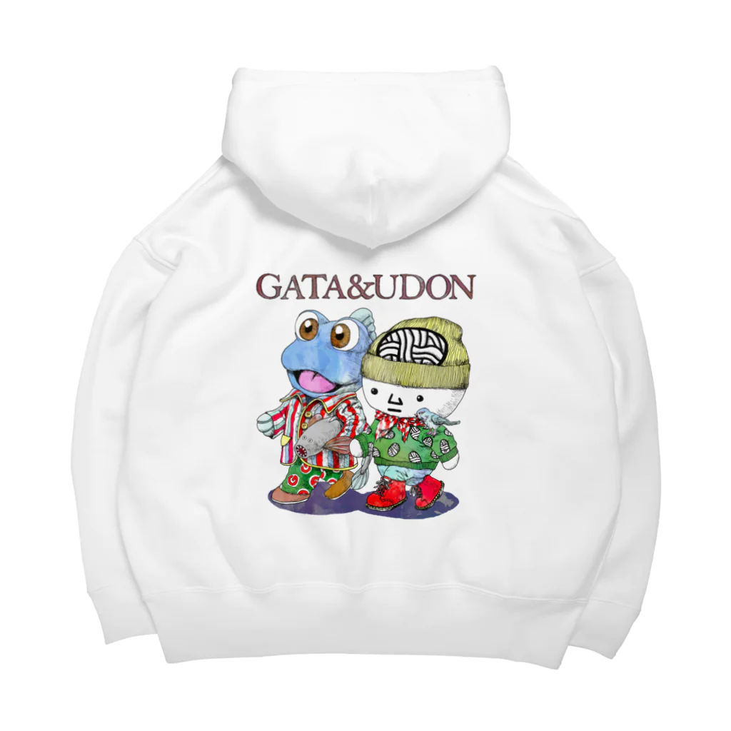 有明ガタァ商会のGATA&UDON ビッグシルエットパーカー