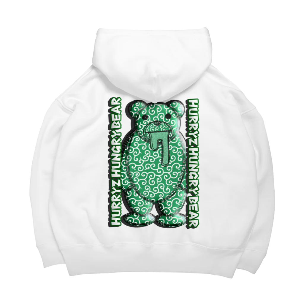 Hurryz HUNGRY BEARのHurryz HUNGRY BEAR唐草 Big Hoodie