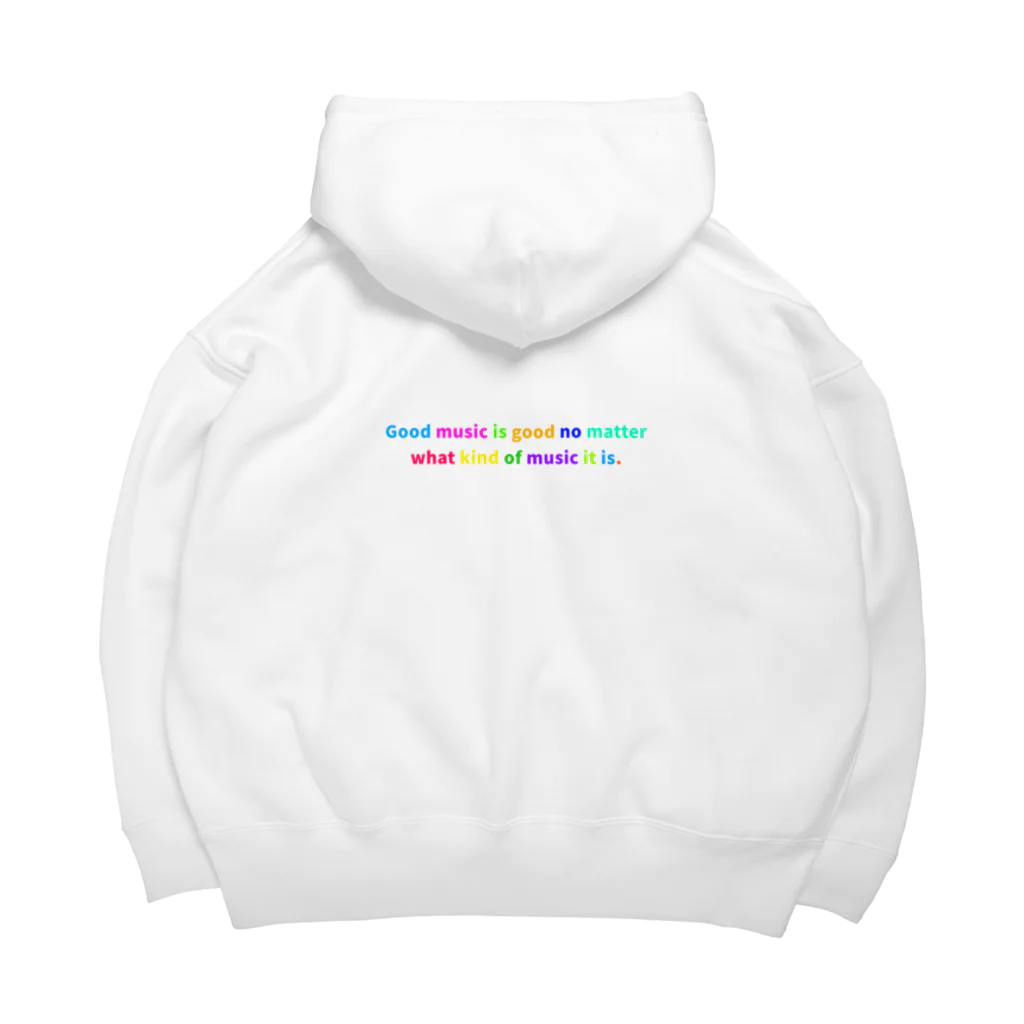 たまご商店の「どんな種類であれ、いい音楽はいい。」 Big Hoodie