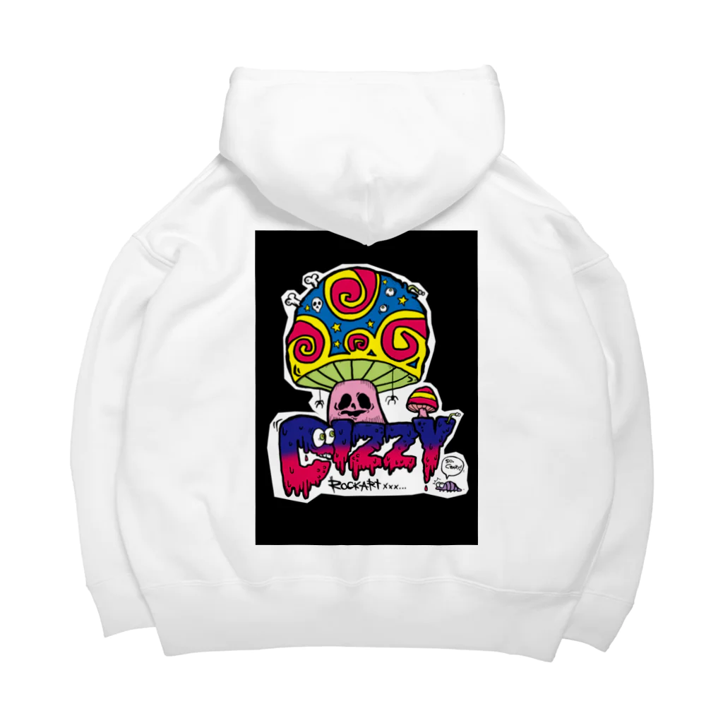 “DIZZY”ROCKARTxxx…のDIZZYろっくせなかにきのこちゃん Big Hoodie