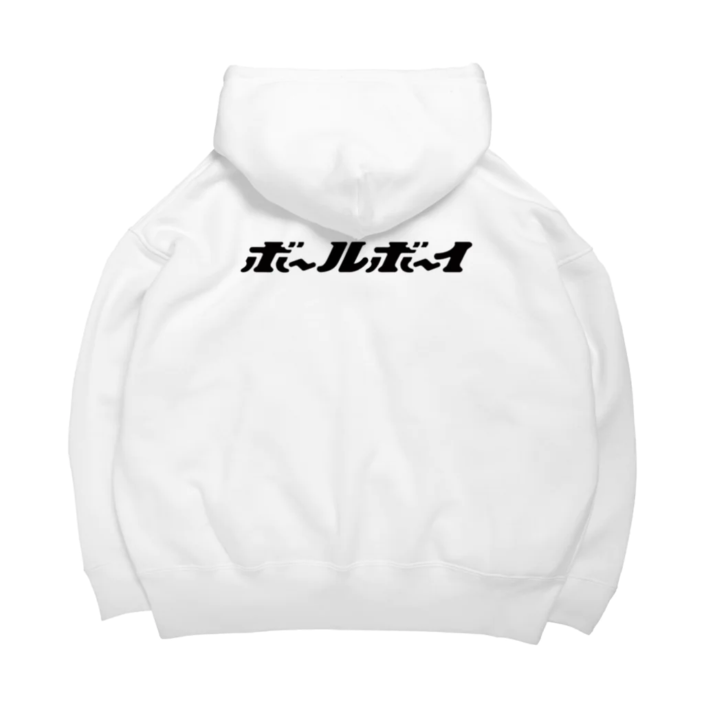 野球党の「ボールボーイ」ブラックロゴ Big Hoodie