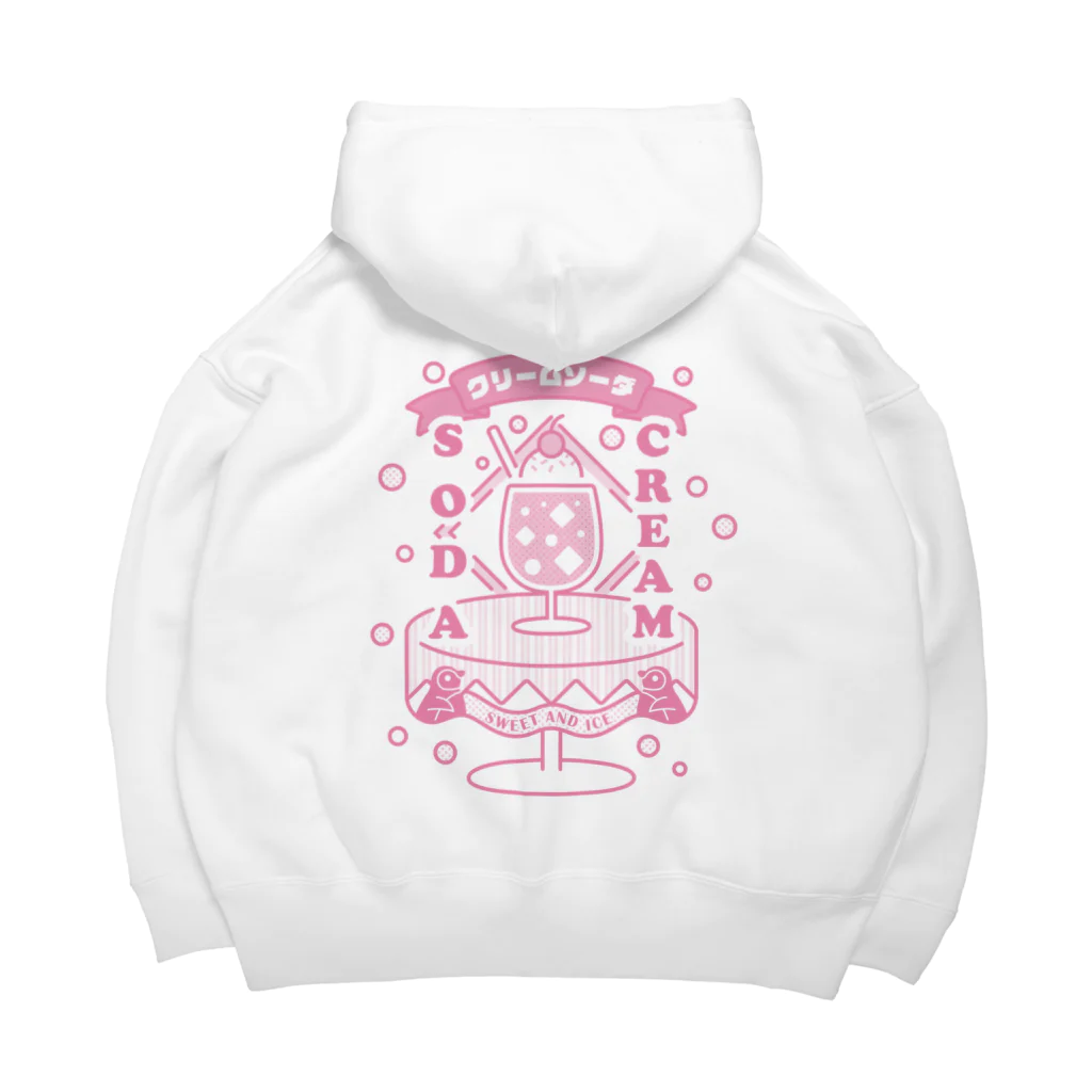 ナタベトミヲのストロベリークリームソーダ Big Hoodie