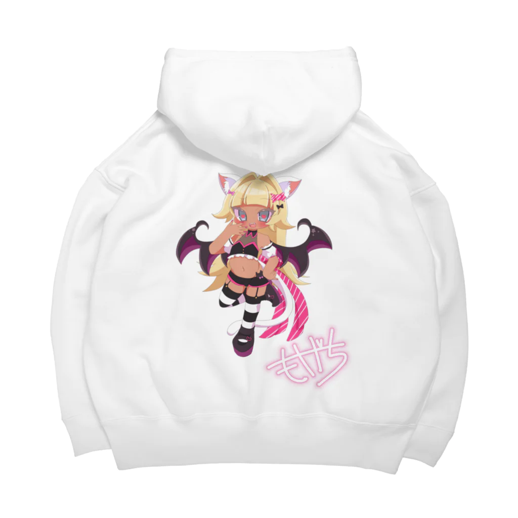 もげち🚪🐱6才のネットアイドル男の娘のもげちはろうぃん2021-小悪魔-　サイン入り Big Hoodie