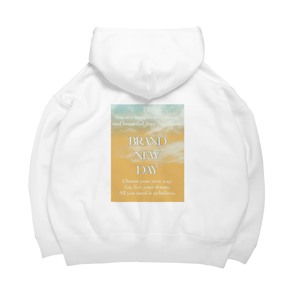 ___faceのBRAND NEW DAY Big Hoodie