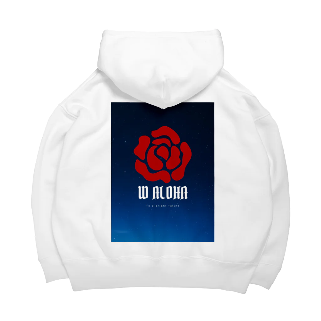 W ALOHAのら Big Hoodie