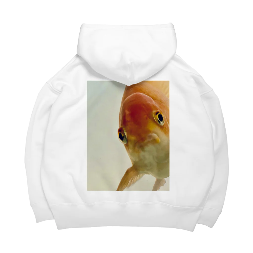 アヒル屋のちょいオコ金魚くん Big Hoodie