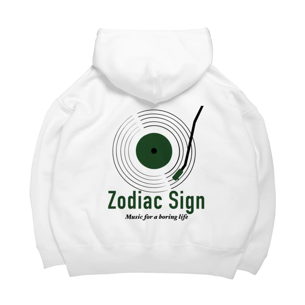 zodiac signの音2 ビッグシルエットパーカー