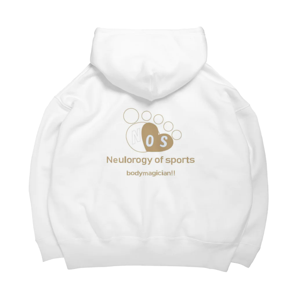 Neulorogy of sportsのペタハート♥ 文字入り Big Hoodie