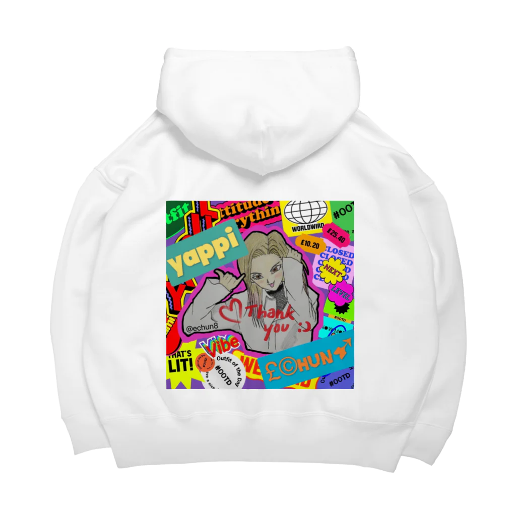 えちゅんグッズのオリジナルパーカー Big Hoodie