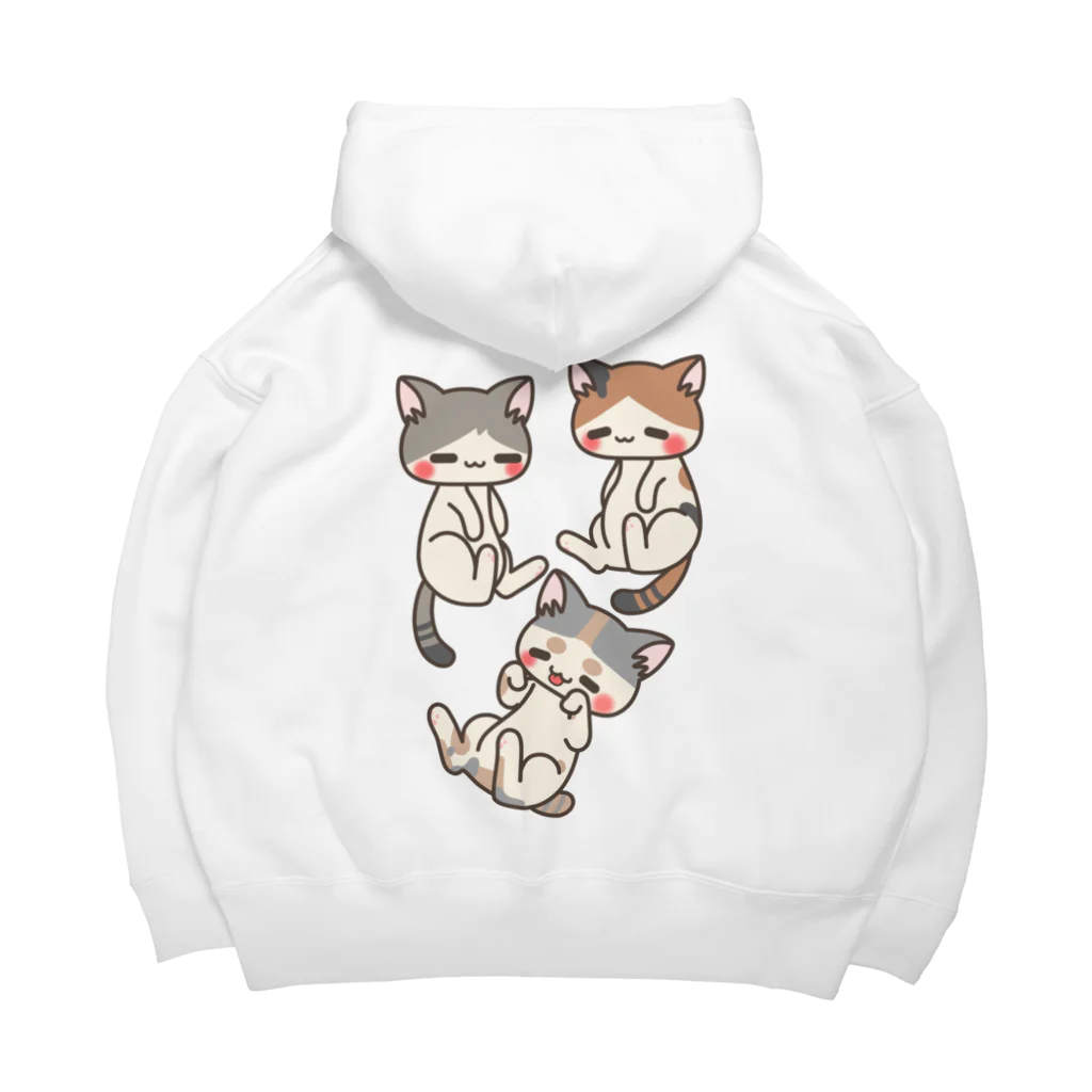 ねことおひるねの【ねむver】いい夢みてね Big Hoodie