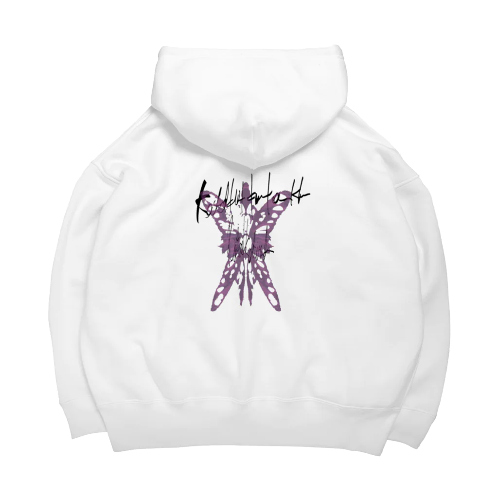 帽子屋のバタフライエフェクト 蝶 Big Hoodie