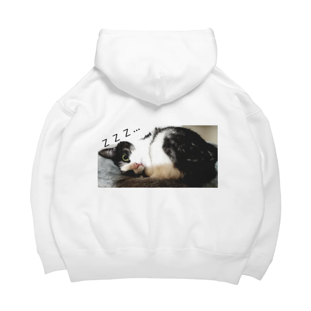 KURONMARONの寝たふり下手すぎ猫…wみーちゃん Big Hoodie