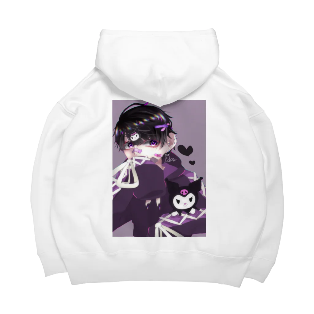 DECO@イラスト依頼募集中の地雷くん Big Hoodie