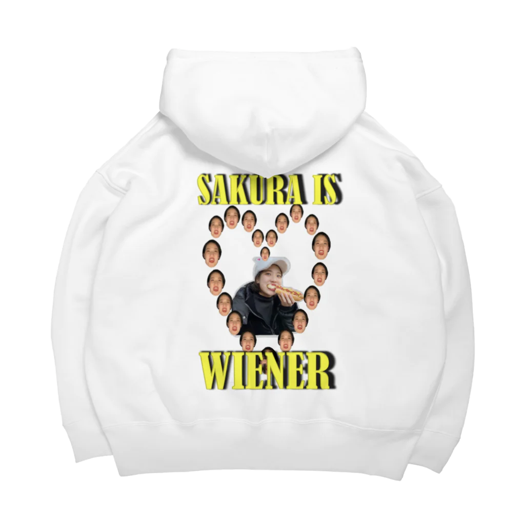 チームさくちゃんずのSAKURA IS WIENER Big Hoodie