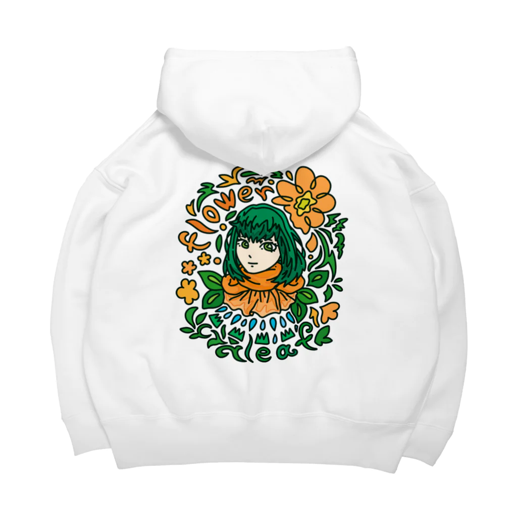 ハナドリカ SUZURI店の花と緑の使い手 Big Hoodie