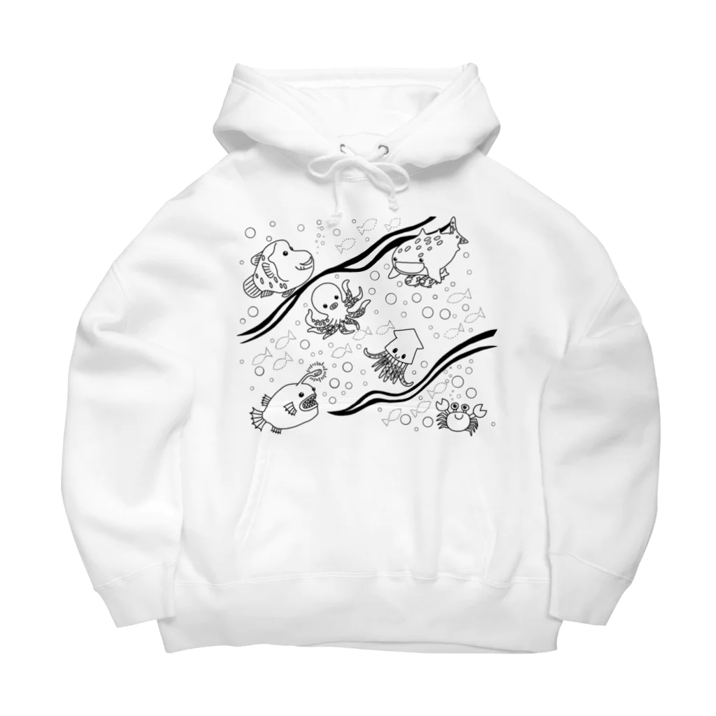 あしゅくまの海の仲間 Big Hoodie