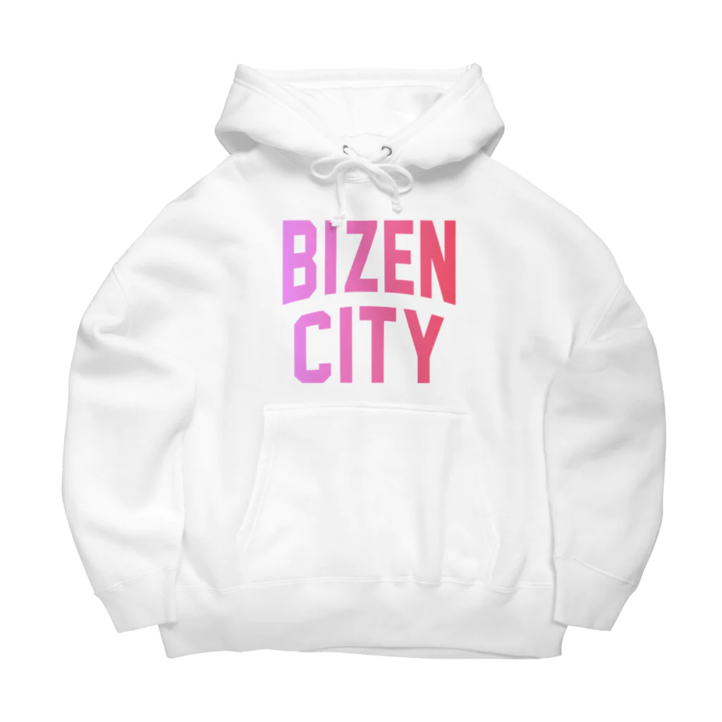 JIMOTOE Wear Local Japanの備前市 BIZEN CITY ビッグシルエットパーカー