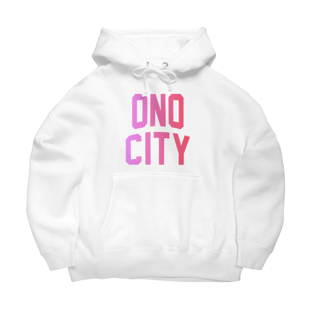 JIMOTOE Wear Local Japanの大野市 ONO CITY ビッグシルエットパーカー