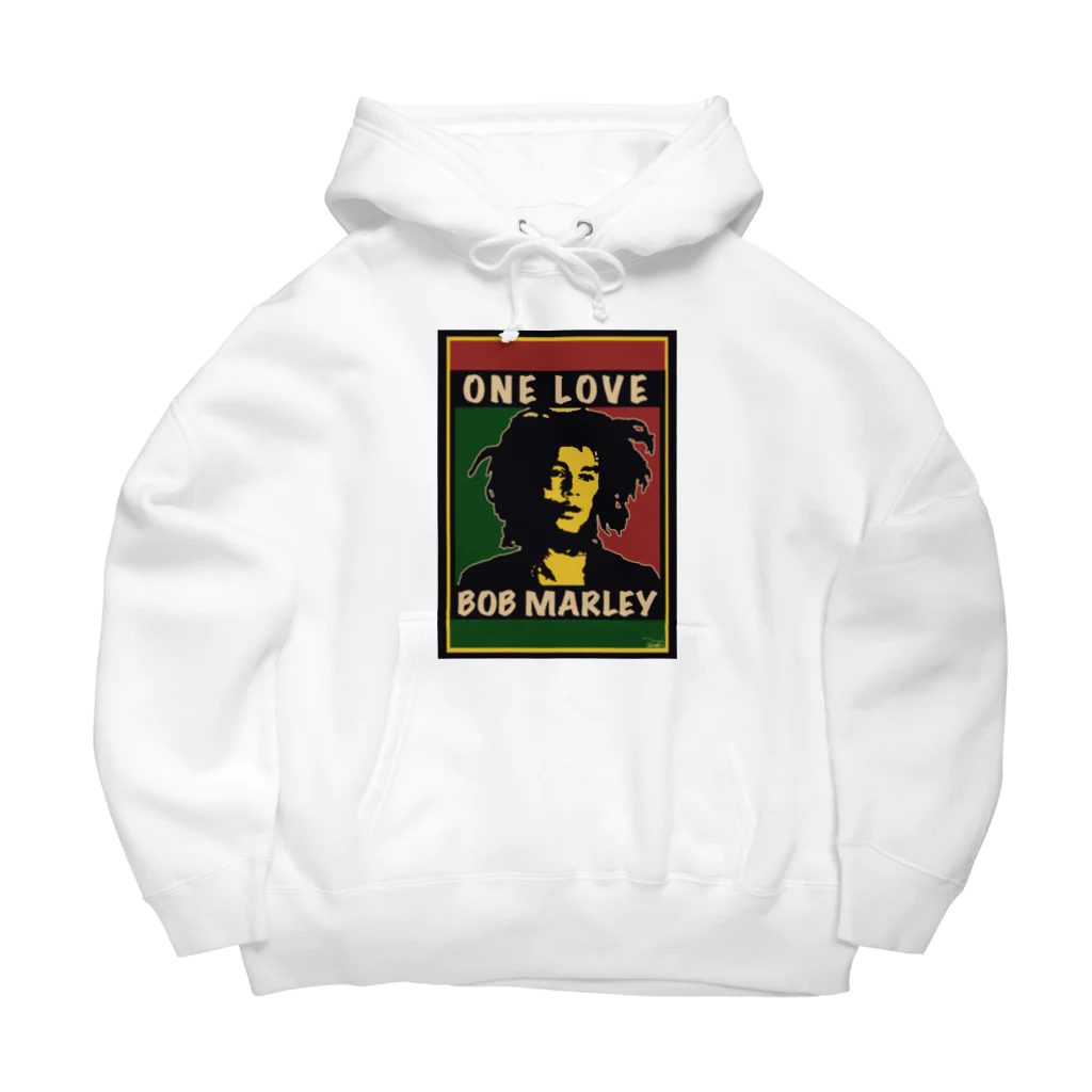 ３rd LaughのBOB MARLEY [ONE LOVE] ビッグシルエットパーカー