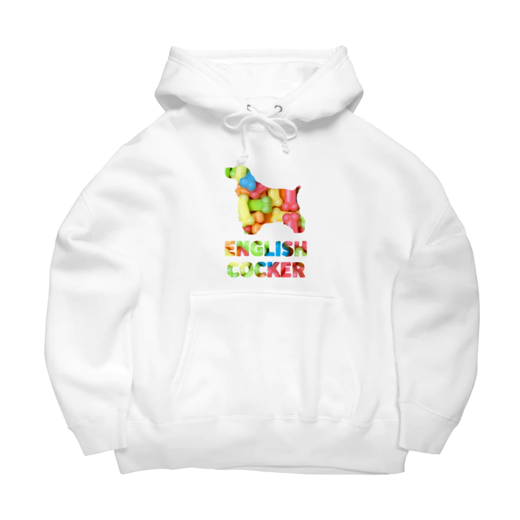 onehappinessのイングリッシュコッカースパニエル　骨ガム Big Hoodie