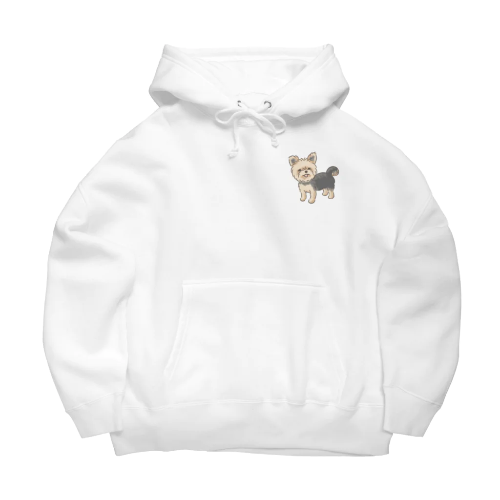 chippokeのヨークシャーテリア（小） Big Hoodie