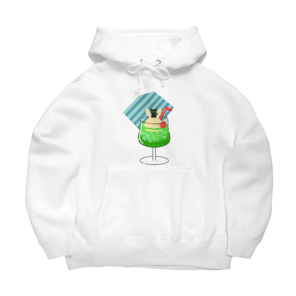 SHOP ベアたんのシュワシュワ　ウエネコさん Big Hoodie