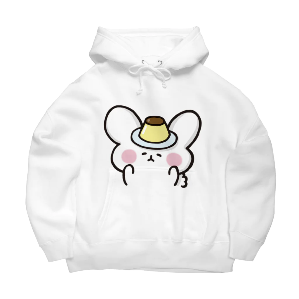 残業うさぎ🐰🌸の残業うさぎの「ご褒美ぷりん」 Big Hoodie