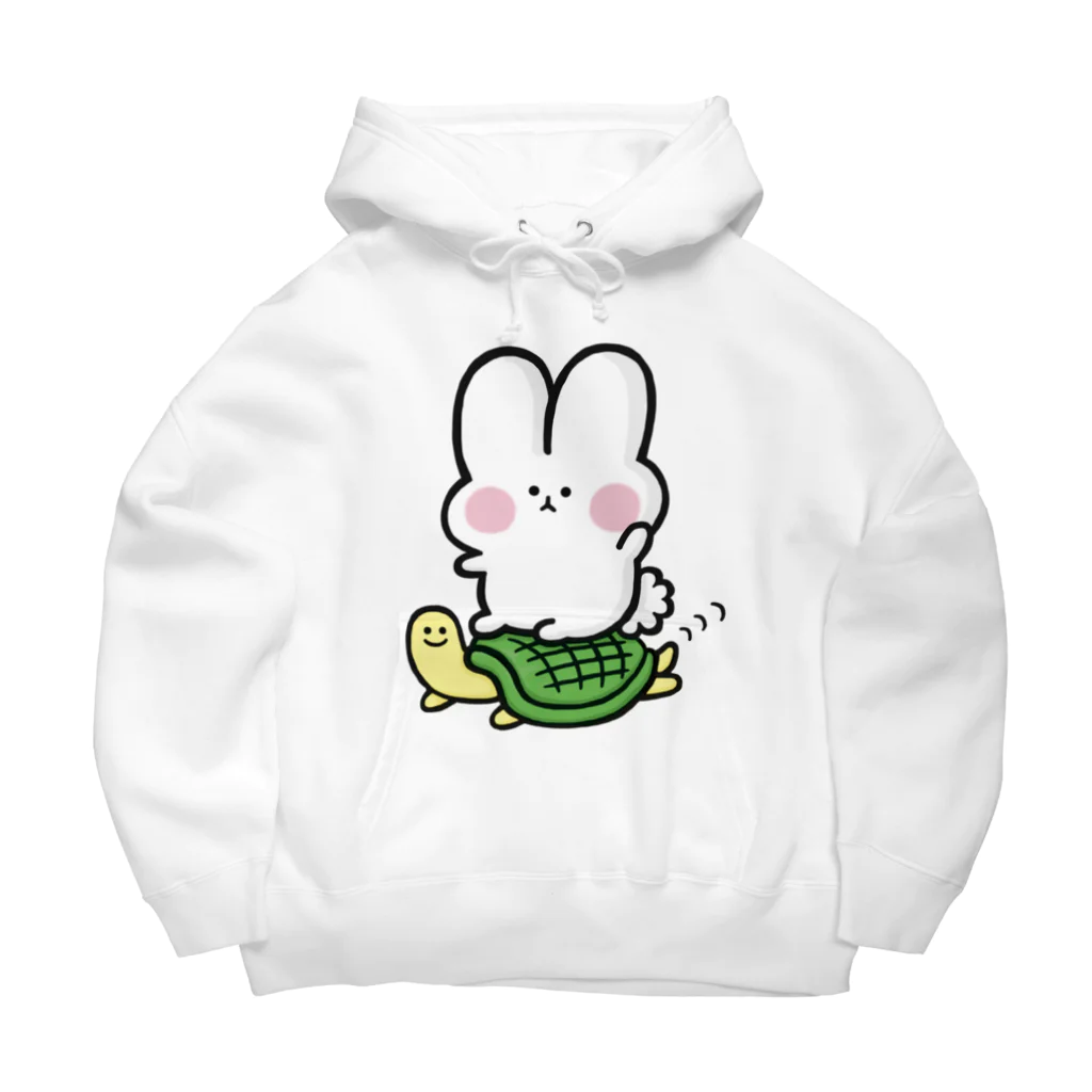 残業うさぎ🐰🌸の残業うさぎと「かめくん」 Big Hoodie